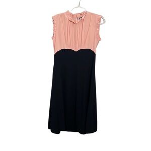 Anthropologie Girls of Savoy Silk‎ Wedding Guest Brunch Midi Dress Size 8 Classy